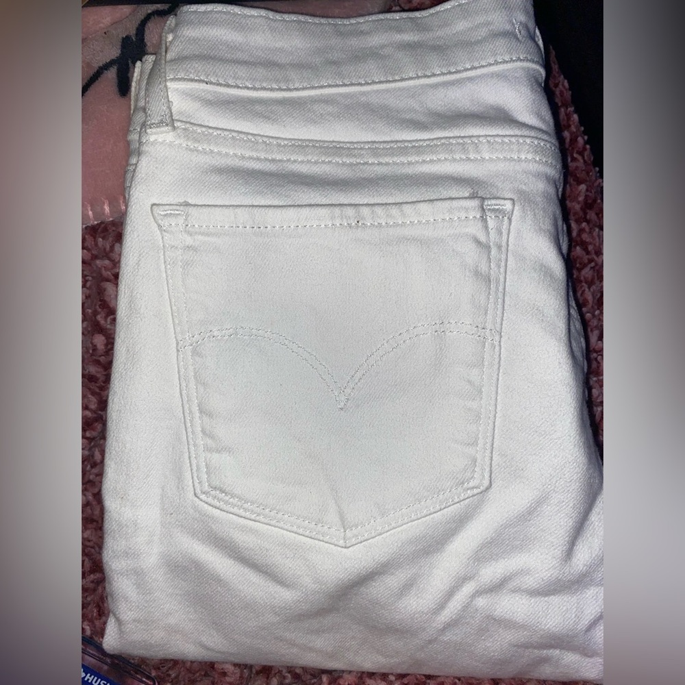 White Levi skinny jeans / 711 skinny
